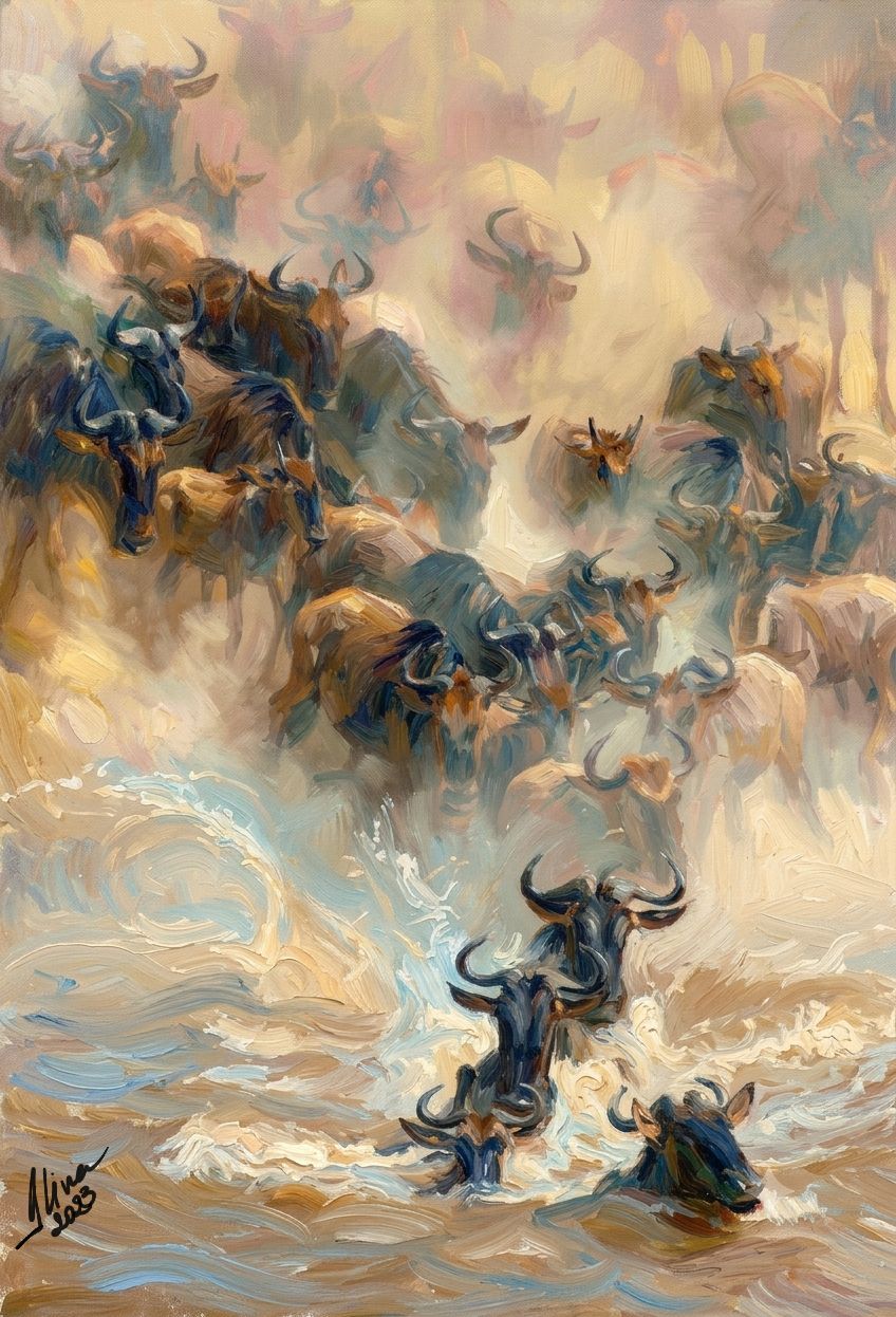 ArteDiAlina.com painting: On the run